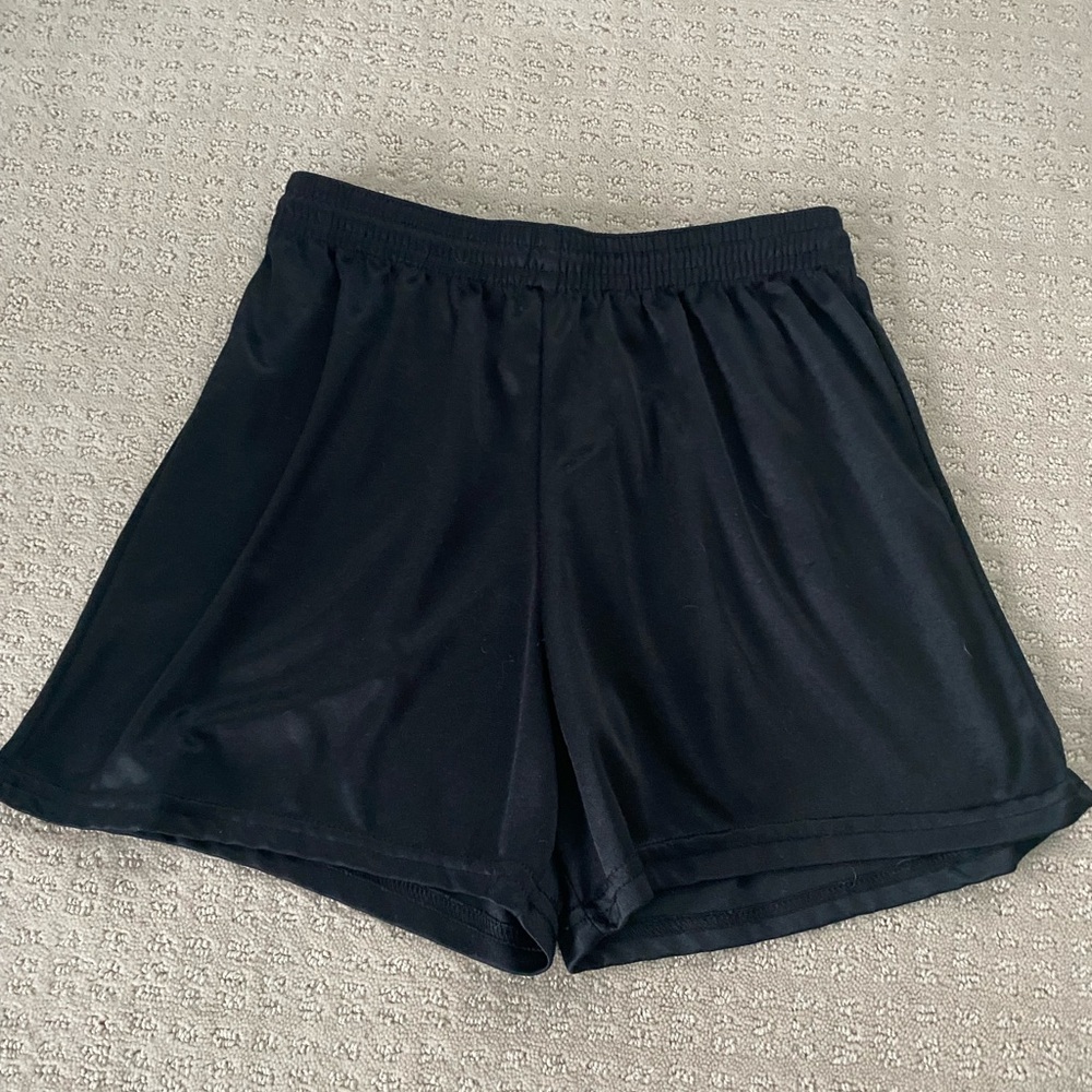 Authentic Score Apparel black soccer team uniform sport shorts - unisex small